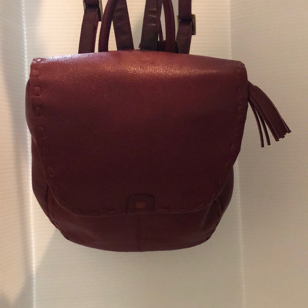 The sak leather tote/backpack.
